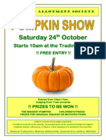 Pumpkin Show Poster 2015