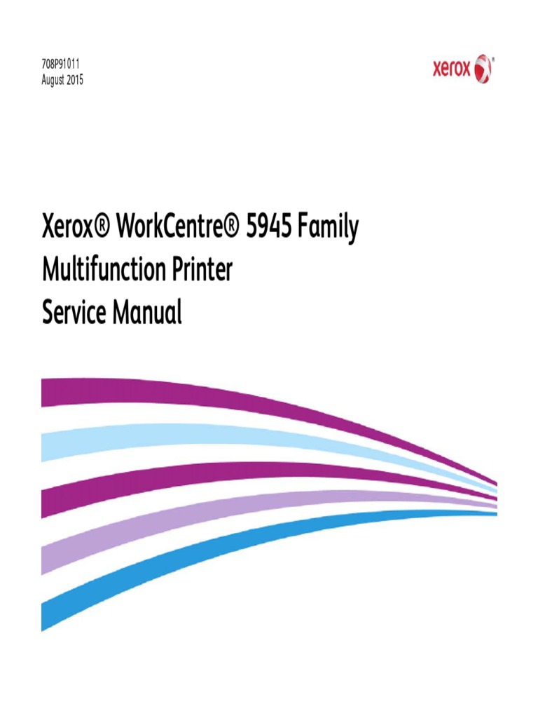Wc5945f Service Manual Xerox | Electrostatic Discharge | Engineering  Tolerance