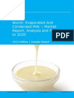 World: Evaporated and Condensed Milk - Market Report. Analysis and Forecast To 2020