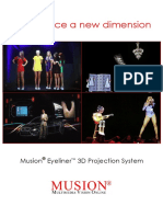Experience A New Dimension: Musion Eyeliner 3D Projection System