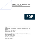 Godel - Algunos Teoremas Básicos Sobre Los Fundamentos de La Matemática y Sus Implicaciones Filosóficas (1951)