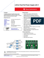 Isolated IGBT Gate-Drive Push-Pull Power Supply With 4 Outputs