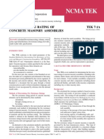 Ncma Tek: Fire Resistance Rating of TEK 7-1A Concrete Masonry Assemblies