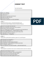 Oral Test Sheet English (Editable)