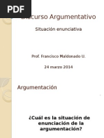 04 Discurso Argumentativo - Situacion Enunciativa