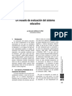 Dialnet UnModeloDeEvaluacionDelSistemaEducativo 718490