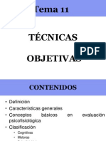 Técnicas Objetivas Psicológicas