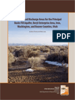 Recharge and Discharge Areas For The Principal Basin-Fill Aquifer, Beryl-Enterprise Area, Iron, Washington, and Beaver Counties, Utah