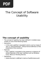 3Concept of Software Usability