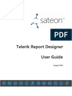 SATEON 2.6 - Telerik Report Design Guide 1.0