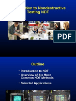 Introduction To Nondestructive Testing NDT