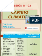 Cambio Climático y su Impacto en la Sociedad