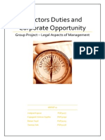 Section - B - 11 - Directors Duty and Corporate Opportunity PDF