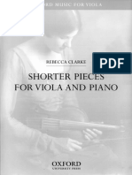 Rebecca Clarke Pieces Viola Piano