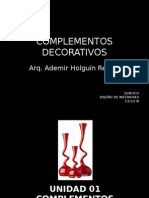 Complementos Decorativos - Criterios de Uso (Equilibrio)