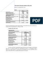 Análisis Del Sector Petrolero Desde El Año 2011 Al Año 2015