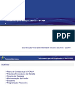 PCASP para Multiplicadores - Rotinas Orçamentárias e Prog Financeira 13...