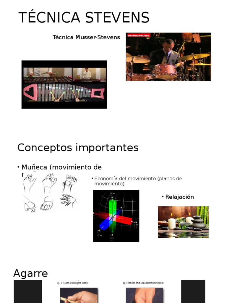 Técnica Musser-Stevens: Ejercicios y Conceptos | PDF