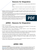 JAPAN - Reasons For Stagnation
