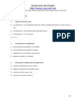 Exercícios Magistratura Estadual