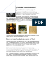 Quién Fue Leonardo Da Vinci