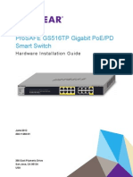 Prosafe Gs516Tp Gigabit Poe/Pd Smart Switch: Hardware Installation Guide