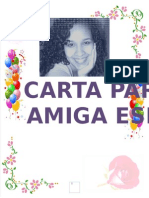 Carta A Una Amiga Especial