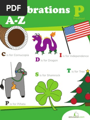 Celebrations a to z Workbook