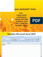 Tugas TIK - Pengenalan MS Excel