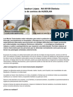 Menús Texturizados Izaskun López NA 00159 Dietista-Nutricionista Gestora de Centros de AUSOLAN