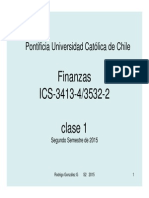 1 Finanzas ICS 3413 - 3532 Clase 01 Semestre 2 - 2015 HANDOUT PDF