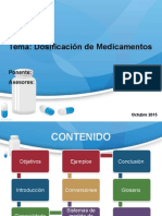 Expo Dosificacion de Medicamentos