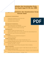 Pengantar Kesehatan Dan Keselamatan Kerja Rumah Sakit Dan Aspek Legal K3 RS Dan SMK