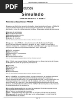 Simulado PMBOK