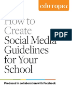 How To Create Social Media Guidelines For Your School