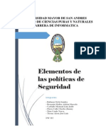 Elementos de La Politicas de Seguridad