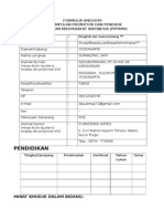Formulir Pendaftaran Anggota PPPKMI