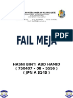 Fail Meja Guru Kelas