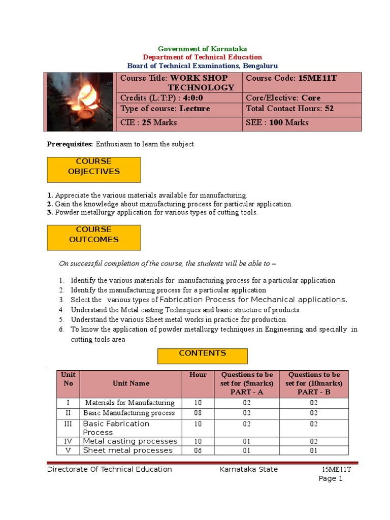 Workshop Technology for Diploma Students | PDF | Welding | Construction