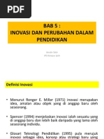 Bab 5 - Inovasi Dan Perubahan Dalam Pendidikan