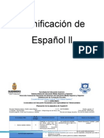Planificación de Español y Matemáticas Ll