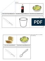 Asocia Cada Comida Con El Utensilio Que Utilizamos