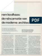 Rem Koolhaas - De reincarnatie van de moderne architectuur