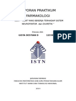 Laporan Praktikum Farmakologi Neurofektor