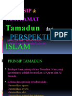 Prinsip Dan Matlamat Tamadun Dari Perspektif Islam