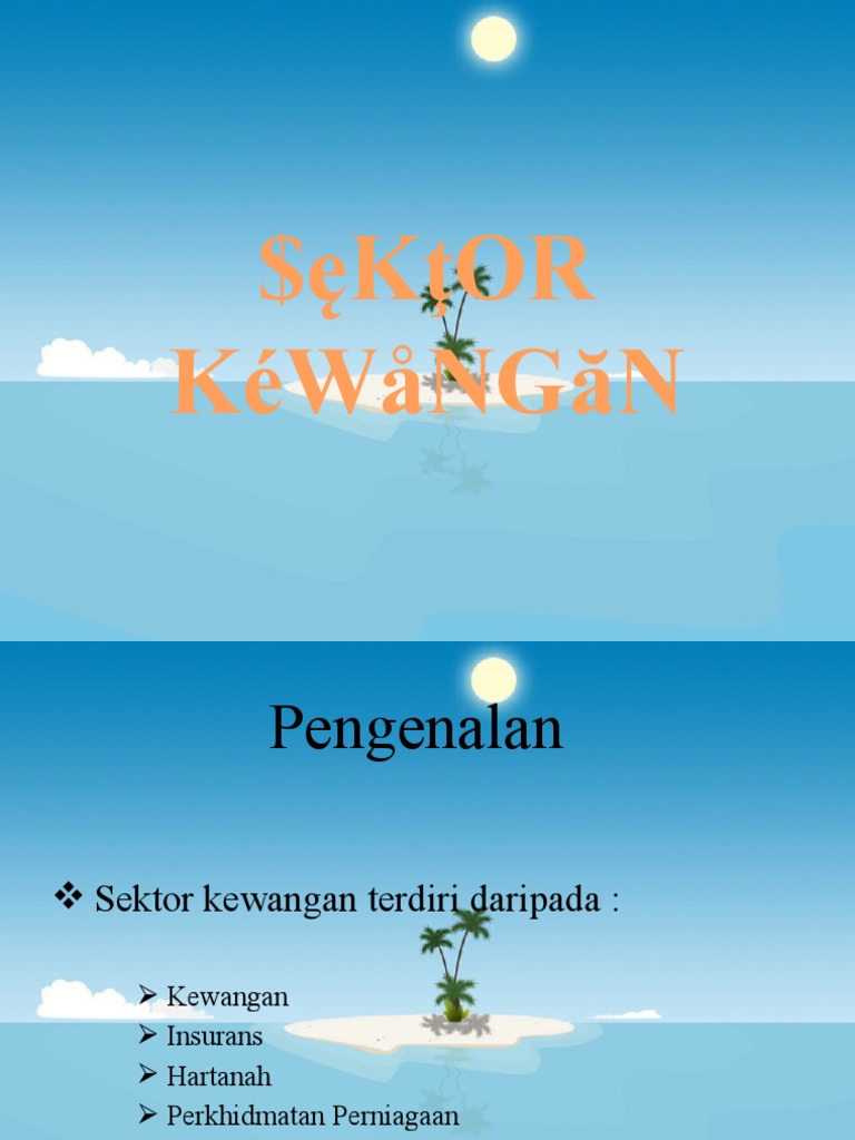 sektor kewangan