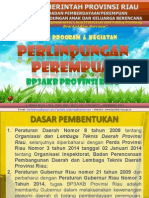 ProKeg PP Di Provinsi Riau - Buk Rahmah BP3AKB Riau