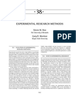 Experimental Research Methods 