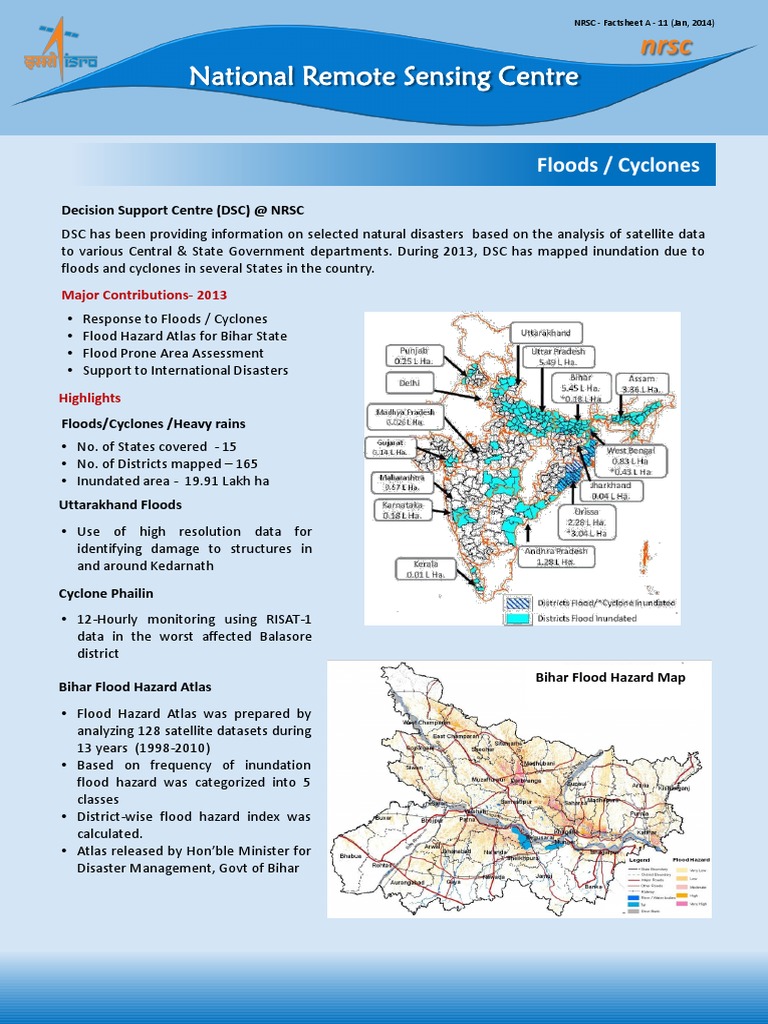 Bihar Flood Hazard Atlas Overview | PDF