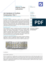 DB Handbook of Portfolio Construction Part 1
